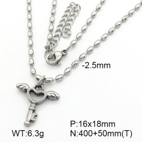 Stainless Steel Necklace  7N2000418vbmb-368