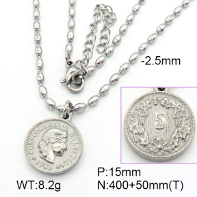 Stainless Steel Necklace  7N2000454vbmb-368