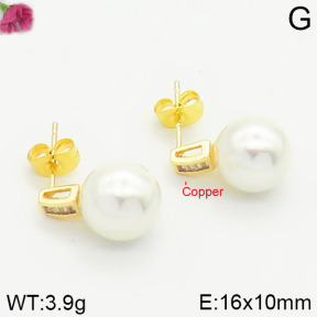 Fashion Copper Earrings  Shell Pearl  F2E300150bhva-J116