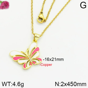 Fashion Copper Necklace  F2N300020vbnb-J116