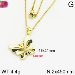 Fashion Copper Necklace  F2N300022vbnb-J116
