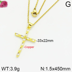 Fashion Copper Necklace  F2N400301vbnl-J116