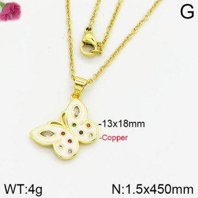 Fashion Copper Necklace  F2N400302vbnb-J116