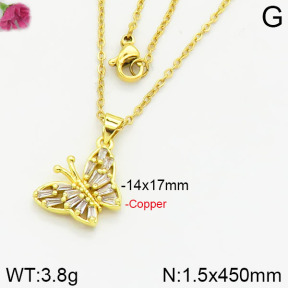 Fashion Copper Necklace  F2N400303bbml-J116