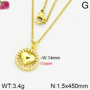 Fashion Copper Necklace  F2N400307vbmb-J116
