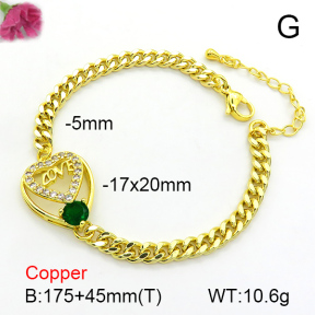 Fashion Copper Bracelet  F7B401097bbml-L024