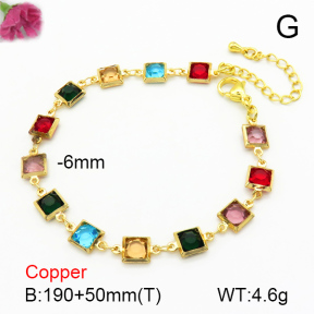 Fashion Copper Bracelet  F7B401098ablb-L024