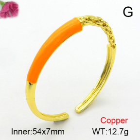 Fashion Copper Bangle  F7BA30023bhia-L017