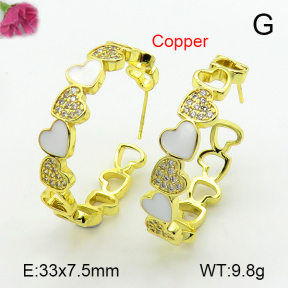 Fashion Copper Earrings  F7E300177bhva-L017
