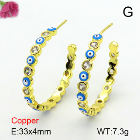 Fashion Copper Earrings  F7E300180bhva-L017
