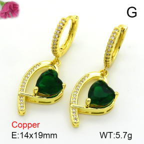 Fashion Copper Earrings  F7E400559bbov-L024