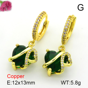 Fashion Copper Earrings  F7E400565bbov-L024