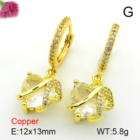 Fashion Copper Earrings  F7E400567bbov-L024