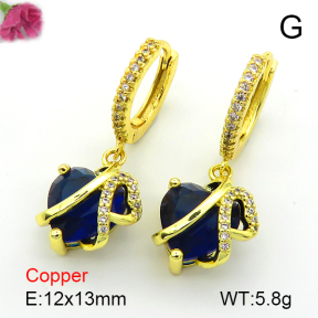 Fashion Copper Earrings  F7E400568bbov-L024