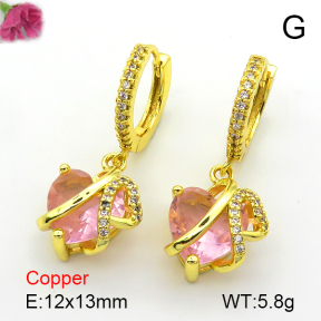 Fashion Copper Earrings  F7E400569bbov-L024