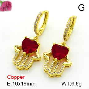 Fashion Copper Earrings  F7E400571bbov-L024