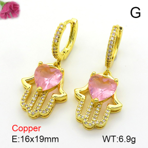 Fashion Copper Earrings  F7E400574bbov-L024