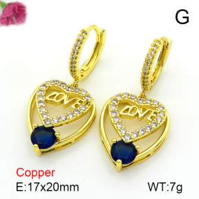Fashion Copper Earrings  F7E400577bbov-L024