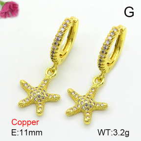 Fashion Copper Earrings  F7E400599vbnb-L024