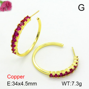 Fashion Copper Earrings  F7E400621bhva-L017