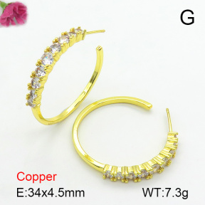 Fashion Copper Earrings  F7E400623bhva-L017