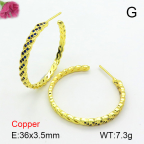 Fashion Copper Earrings  F7E400629bhva-L017