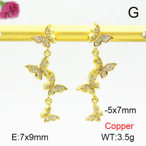 Fashion Copper Earrings  F7E400632bhva-L017