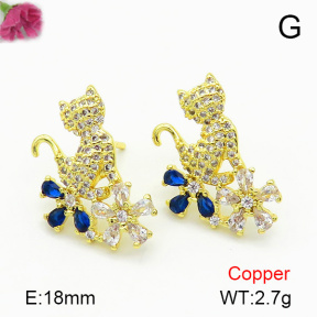 Fashion Copper Earrings  F7E400633bbov-L017