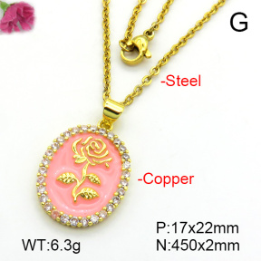 Fashion Copper Necklace  F7N300263aajl-L024