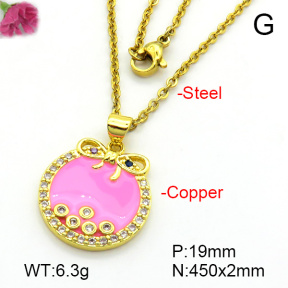 Fashion Copper Necklace  F7N300265aajl-L024