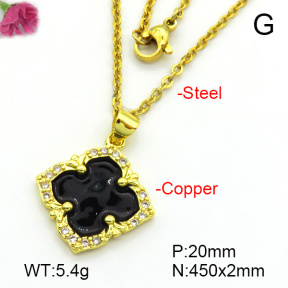 Fashion Copper Necklace  F7N300267aajl-L024