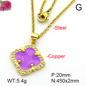 Fashion Copper Necklace  F7N300268aajl-L024