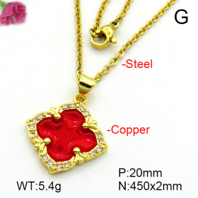 Fashion Copper Necklace  F7N300269aajl-L024