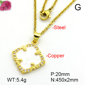 Fashion Copper Necklace  F7N300270aajl-L024