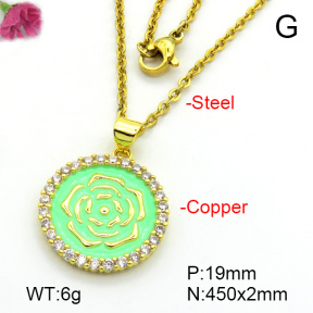 Fashion Copper Necklace  F7N300274aajl-L024