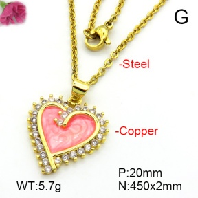 Fashion Copper Necklace  F7N300275aajl-L024