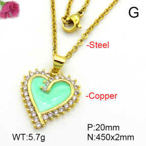 Fashion Copper Necklace  F7N300277aajl-L024