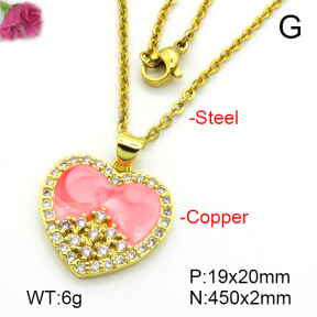 Fashion Copper Necklace  F7N300279aajl-L024