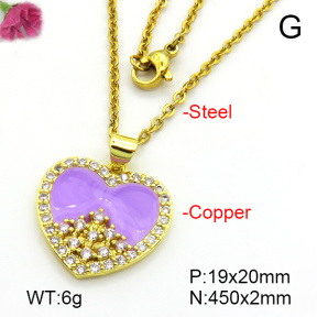 Fashion Copper Necklace  F7N300280aajl-L024