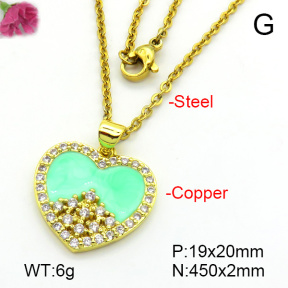 Fashion Copper Necklace  F7N300281aajl-L024
