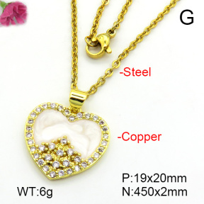 Fashion Copper Necklace  F7N300282aajl-L024