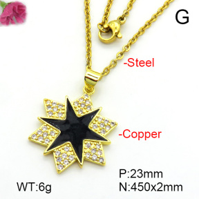 Fashion Copper Necklace  F7N300283baka-L024