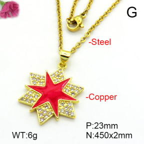 Fashion Copper Necklace  F7N300285baka-L024