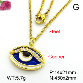Fashion Copper Necklace  F7N300287aajl-L024