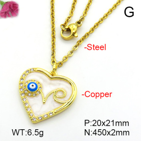 Fashion Copper Necklace  F7N300288baka-L024