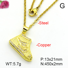 Fashion Copper Necklace  F7N401390aajl-L024