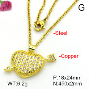 Fashion Copper Necklace  F7N401391aajl-L024