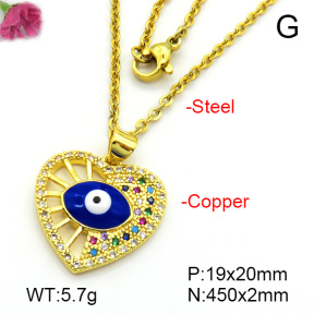 Fashion Copper Necklace  F7N401392baka-L024