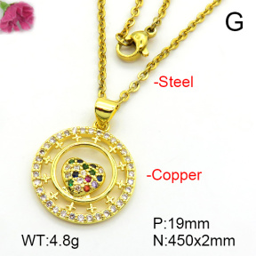 Fashion Copper Necklace  F7N401396aajl-L024