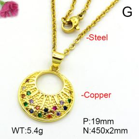 Fashion Copper Necklace  F7N401398aajl-L024